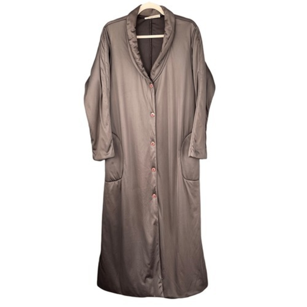 Vintage John Kloss for Cira Robes Long Full Length Button Front‎ Robe Duster
